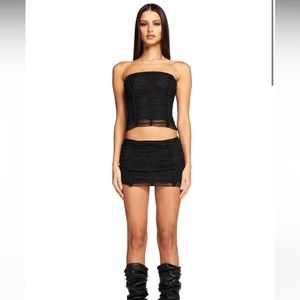 IAMGIA Parton top and skirt set NWT